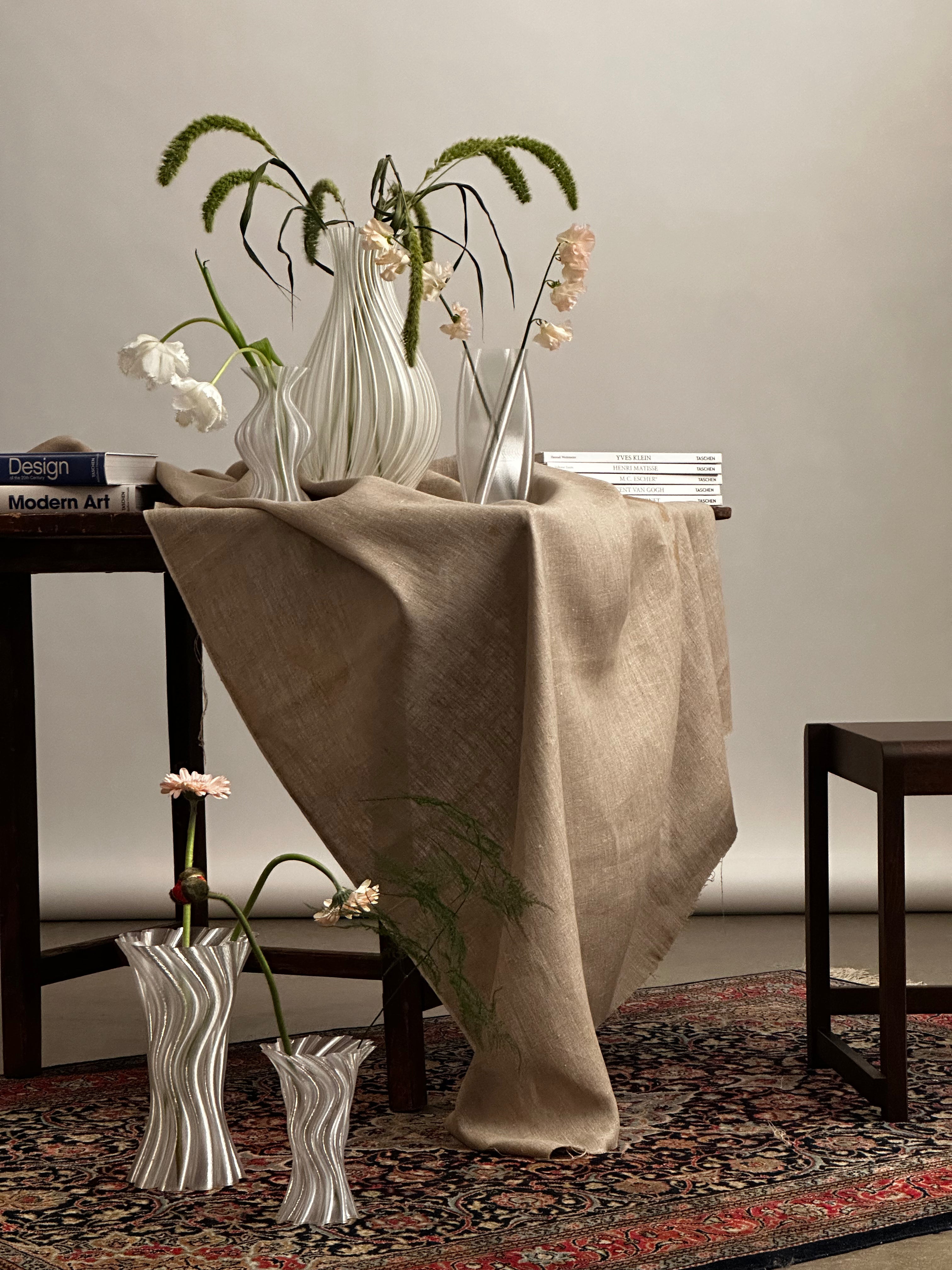 NAFAAS House Collection 01: Sculptural Vases Inspired by Danish and Persian Design